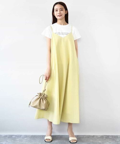 MK MICHEL KLEIN / エムケーミッシェルクラン ロング・マキシ丈ワンピース | ポコポコキャミワンピース/洗える | 詳細13