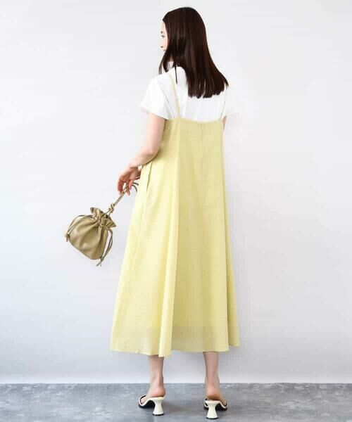 MK MICHEL KLEIN / エムケーミッシェルクラン ロング・マキシ丈ワンピース | ポコポコキャミワンピース/洗える | 詳細15