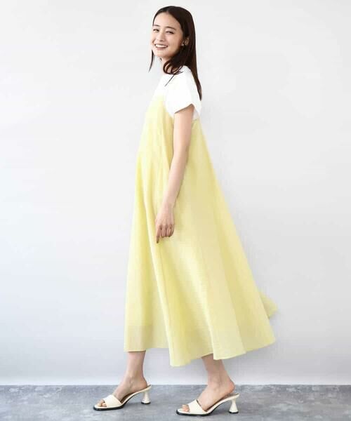 MK MICHEL KLEIN / エムケーミッシェルクラン ロング・マキシ丈ワンピース | ポコポコキャミワンピース/洗える | 詳細16