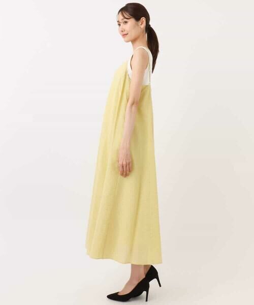 MK MICHEL KLEIN / エムケーミッシェルクラン ロング・マキシ丈ワンピース | ポコポコキャミワンピース/洗える | 詳細18