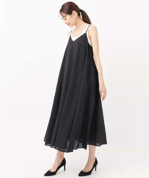 MK MICHEL KLEIN / エムケーミッシェルクラン ロング・マキシ丈ワンピース | ポコポコキャミワンピース/洗える | 詳細27