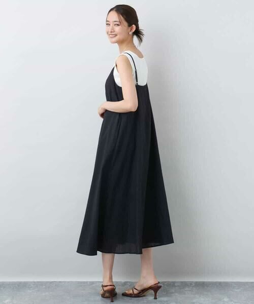 MK MICHEL KLEIN / エムケーミッシェルクラン ロング・マキシ丈ワンピース | ポコポコキャミワンピース/洗える | 詳細4