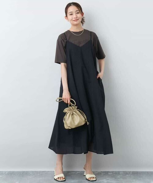 MK MICHEL KLEIN / エムケーミッシェルクラン ロング・マキシ丈ワンピース | ポコポコキャミワンピース/洗える | 詳細8