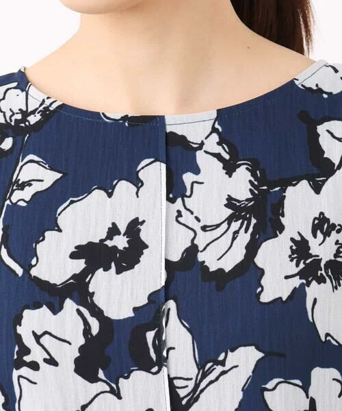 MK MICHEL KLEIN / エムケーミッシェルクラン ロング・マキシ丈ワンピース | 花柄ティアードワンピース/洗える | 詳細13