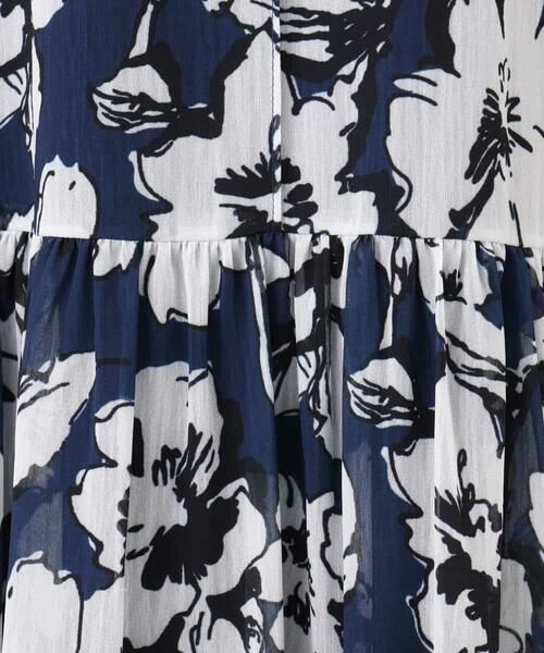 MK MICHEL KLEIN / エムケーミッシェルクラン ロング・マキシ丈ワンピース | 花柄ティアードワンピース/洗える | 詳細17