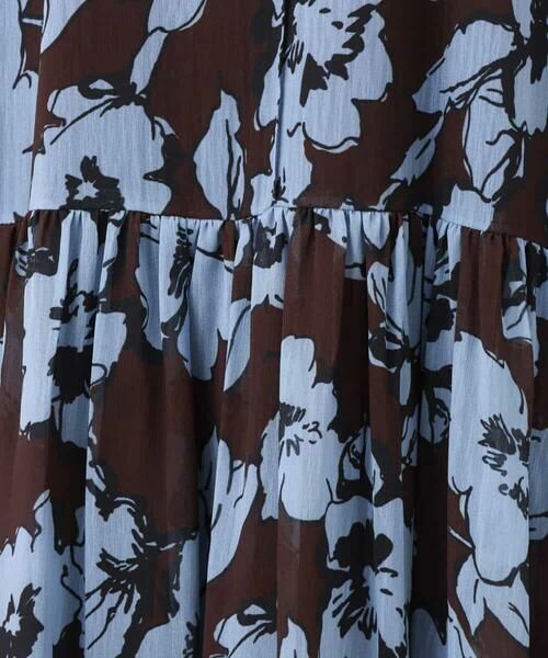 MK MICHEL KLEIN / エムケーミッシェルクラン ロング・マキシ丈ワンピース | 花柄ティアードワンピース/洗える | 詳細19