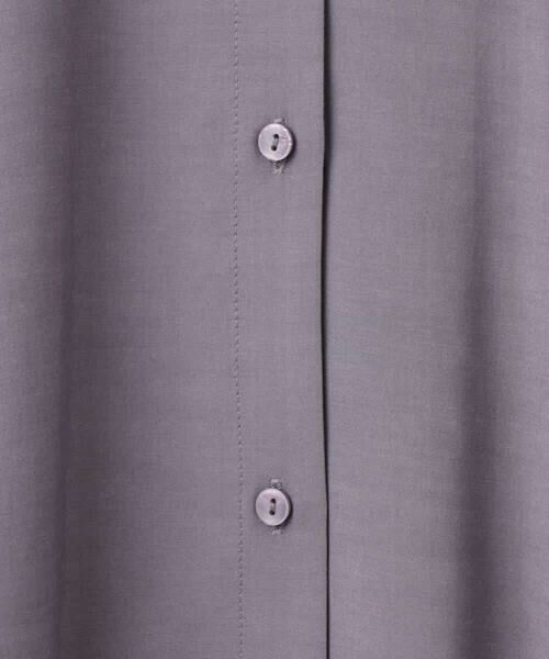 MK MICHEL KLEIN / エムケーミッシェルクラン ロング・マキシ丈ワンピース | ベルト付きキーネックワンピース/洗える | 詳細13