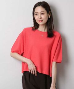 MK MICHEL KLEIN / エムケーミッシェルクラン ニット・セーター | 五分袖サマーニット