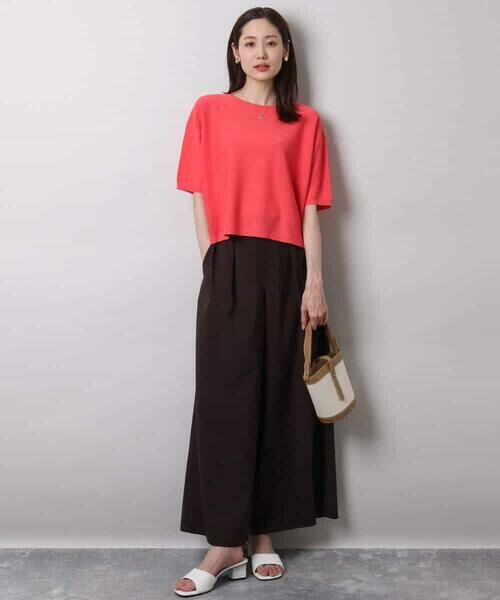 MK MICHEL KLEIN / エムケーミッシェルクラン ニット・セーター | 五分袖サマーニット | 詳細20