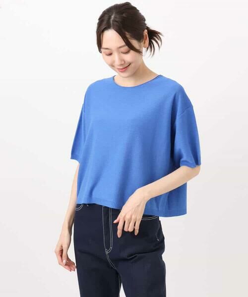 MK MICHEL KLEIN / エムケーミッシェルクラン ニット・セーター | 五分袖サマーニット | 詳細27