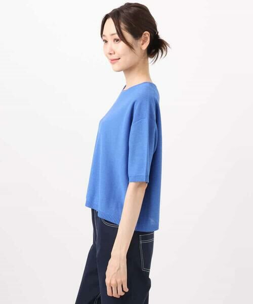 MK MICHEL KLEIN / エムケーミッシェルクラン ニット・セーター | 五分袖サマーニット | 詳細28