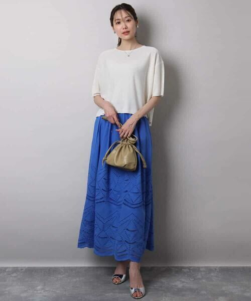 MK MICHEL KLEIN / エムケーミッシェルクラン ニット・セーター | 五分袖サマーニット | 詳細6