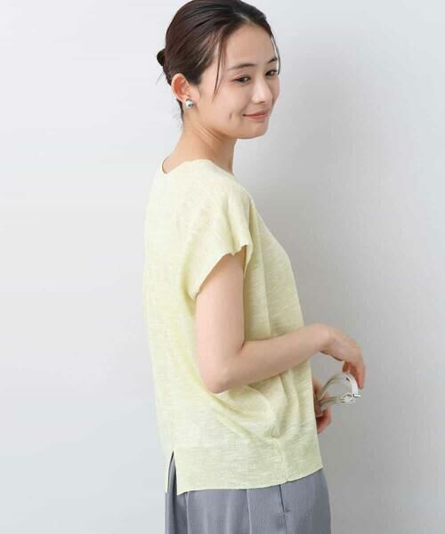 MK MICHEL KLEIN / エムケーミッシェルクラン ニット・セーター | フレンチスリーブラメニット/洗える | 詳細12