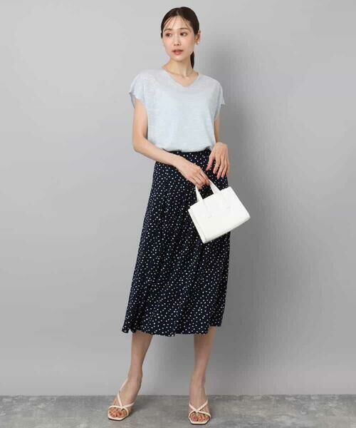 MK MICHEL KLEIN / エムケーミッシェルクラン ニット・セーター | フレンチスリーブラメニット/洗える | 詳細24