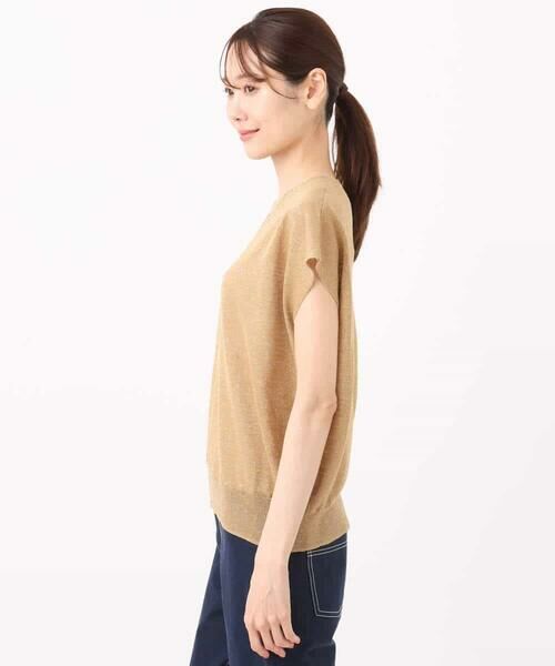 MK MICHEL KLEIN / エムケーミッシェルクラン ニット・セーター | フレンチスリーブラメニット/洗える | 詳細29