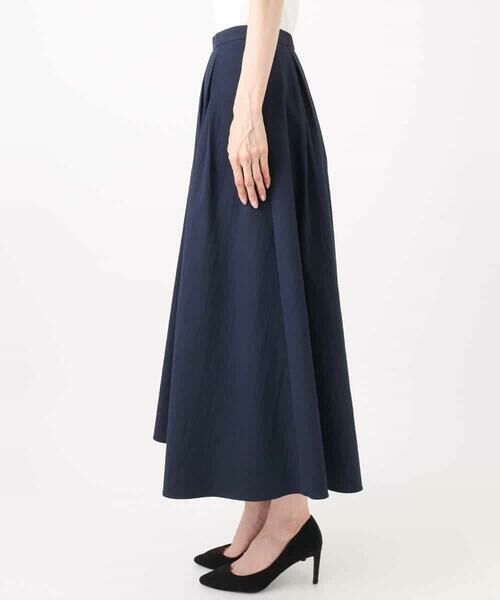 MK MICHEL KLEIN / エムケーミッシェルクラン ロング・マキシ丈スカート | タックフレアースカート/撥水/UVカット/洗える | 詳細18