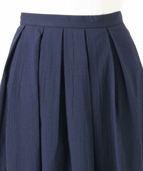 MK MICHEL KLEIN / エムケーミッシェルクラン ロング・マキシ丈スカート | タックフレアースカート/撥水/UVカット/洗える | 詳細20