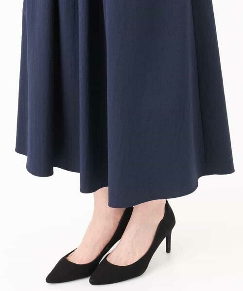 MK MICHEL KLEIN / エムケーミッシェルクラン ロング・マキシ丈スカート | タックフレアースカート/撥水/UVカット/洗える | 詳細23