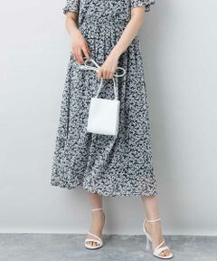 MK MICHEL KLEIN / エムケーミッシェルクラン ロング・マキシ丈スカート | 小花柄シフォンスカート/洗える