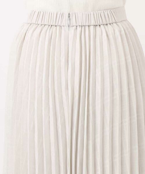 MK MICHEL KLEIN / エムケーミッシェルクラン ロング・マキシ丈スカート | 楊柳シアーチェックプリーツスカート/洗える | 詳細23