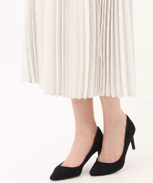 MK MICHEL KLEIN / エムケーミッシェルクラン ロング・マキシ丈スカート | 楊柳シアーチェックプリーツスカート/洗える | 詳細25