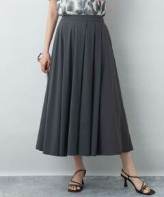 MK MICHEL KLEIN / エムケーミッシェルクラン ロング・マキシ丈スカート | ジャージーフレアスカート/接触冷感/速乾/洗える