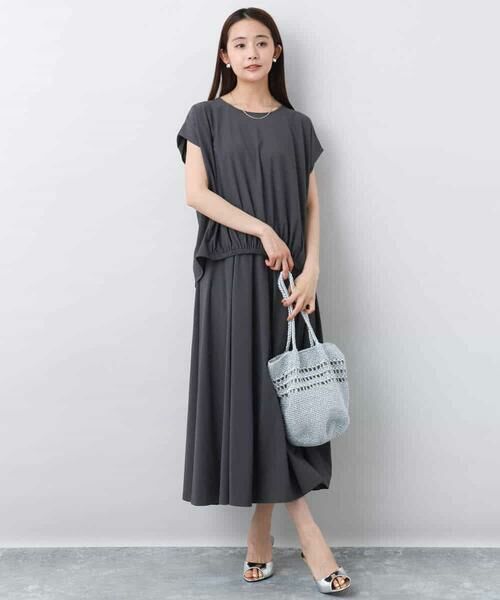 MK MICHEL KLEIN / エムケーミッシェルクラン ロング・マキシ丈スカート | ジャージーフレアスカート/接触冷感/速乾/洗える | 詳細11