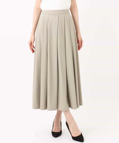 MK MICHEL KLEIN / エムケーミッシェルクラン ロング・マキシ丈スカート | ジャージーフレアスカート/接触冷感/速乾/洗える | 詳細18