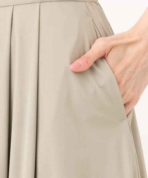 MK MICHEL KLEIN / エムケーミッシェルクラン ロング・マキシ丈スカート | ジャージーフレアスカート/接触冷感/速乾/洗える | 詳細23