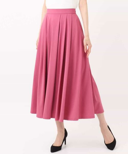 MK MICHEL KLEIN / エムケーミッシェルクラン ロング・マキシ丈スカート | ジャージーフレアスカート/接触冷感/速乾/洗える | 詳細27