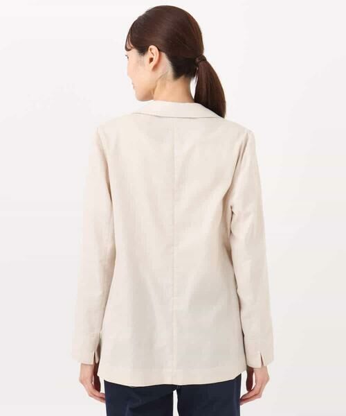 MK MICHEL KLEIN / エムケーミッシェルクラン テーラードジャケット | カラミメッシュシアージャケット/洗える | 詳細20