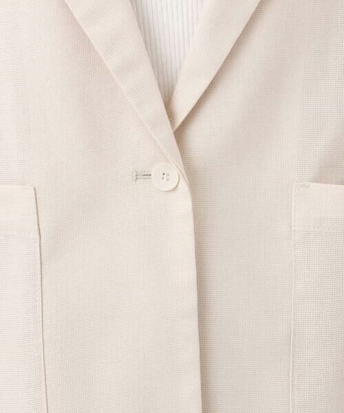 MK MICHEL KLEIN / エムケーミッシェルクラン テーラードジャケット | カラミメッシュシアージャケット/洗える | 詳細25