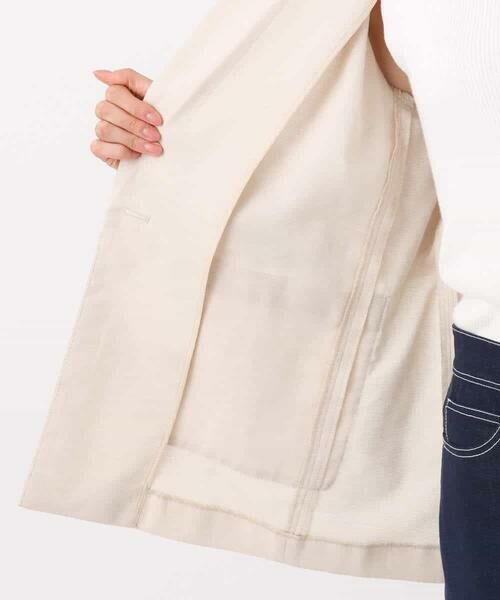 MK MICHEL KLEIN / エムケーミッシェルクラン テーラードジャケット | カラミメッシュシアージャケット/洗える | 詳細26