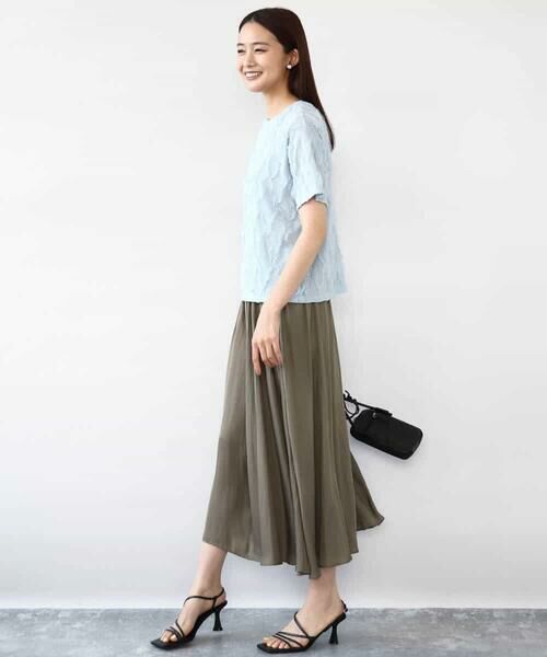 MK MICHEL KLEIN / エムケーミッシェルクラン カットソー | チュールテープカットソー/洗える | 詳細11