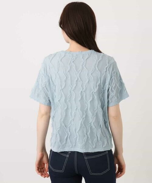 MK MICHEL KLEIN / エムケーミッシェルクラン カットソー | チュールテープカットソー/洗える | 詳細17