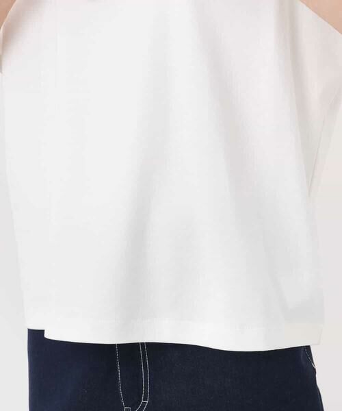 MK MICHEL KLEIN / エムケーミッシェルクラン カットソー | シアーチェック切替えカットソー/洗える | 詳細19