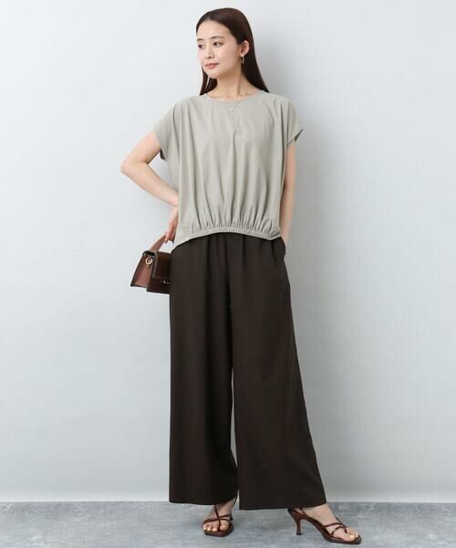 MK MICHEL KLEIN / エムケーミッシェルクラン カットソー | フレンチスリーブジャージーカットソー/接触冷感/速乾/洗える | 詳細17