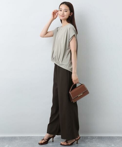 MK MICHEL KLEIN / エムケーミッシェルクラン カットソー | フレンチスリーブジャージーカットソー/接触冷感/速乾/洗える | 詳細18