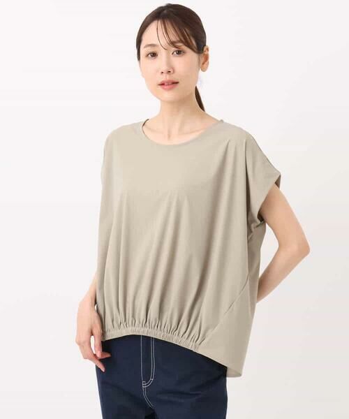 MK MICHEL KLEIN / エムケーミッシェルクラン カットソー | フレンチスリーブジャージーカットソー/接触冷感/速乾/洗える | 詳細19