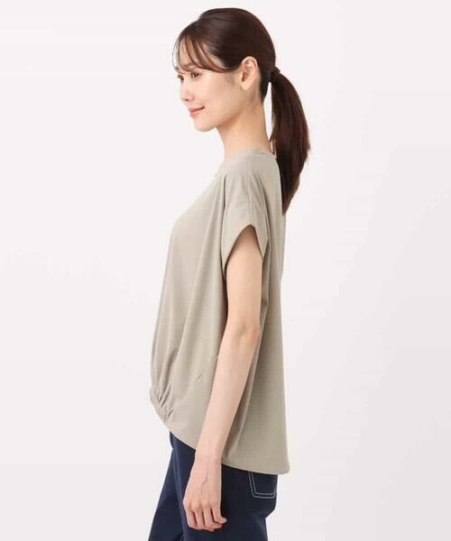 MK MICHEL KLEIN / エムケーミッシェルクラン カットソー | フレンチスリーブジャージーカットソー/接触冷感/速乾/洗える | 詳細20