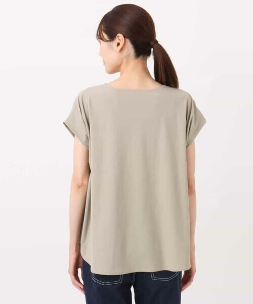 MK MICHEL KLEIN / エムケーミッシェルクラン カットソー | フレンチスリーブジャージーカットソー/接触冷感/速乾/洗える | 詳細21