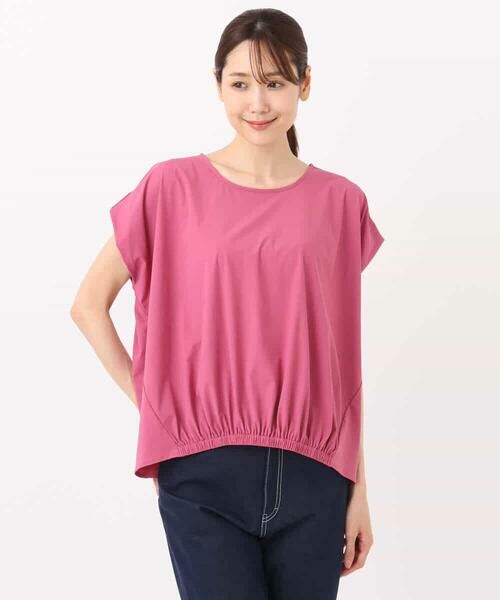 MK MICHEL KLEIN / エムケーミッシェルクラン カットソー | フレンチスリーブジャージーカットソー/接触冷感/速乾/洗える | 詳細26