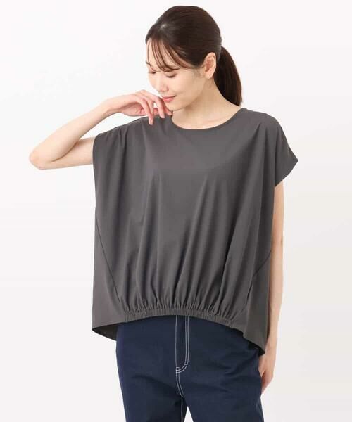 MK MICHEL KLEIN / エムケーミッシェルクラン カットソー | フレンチスリーブジャージーカットソー/接触冷感/速乾/洗える | 詳細27