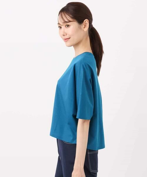 MK MICHEL KLEIN / エムケーミッシェルクラン カットソー | クロップド丈ドルマンスリーブカットソー/接触冷感/洗える | 詳細23