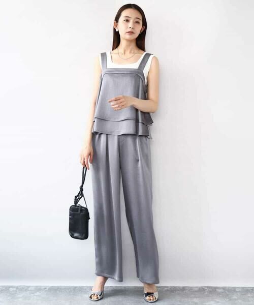 MK MICHEL KLEIN / エムケーミッシェルクラン その他パンツ | 2タックワイドパンツ/洗える | 詳細18