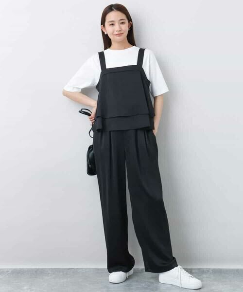 MK MICHEL KLEIN / エムケーミッシェルクラン その他パンツ | 2タックワイドパンツ/洗える | 詳細6