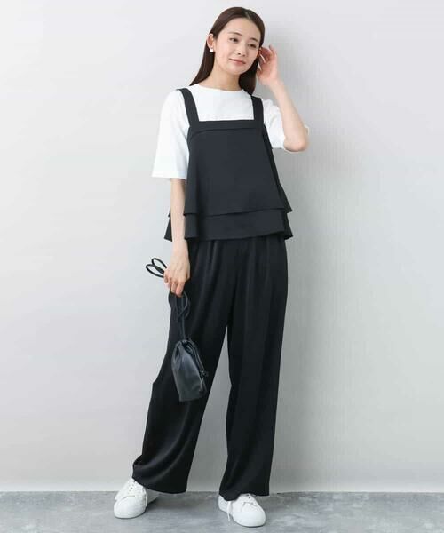 MK MICHEL KLEIN / エムケーミッシェルクラン その他パンツ | 2タックワイドパンツ/洗える | 詳細7