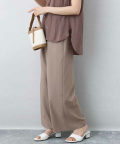 MK MICHEL KLEIN / エムケーミッシェルクラン その他パンツ | リラクシーワイドパンツ/UVカット/接触冷感/洗える