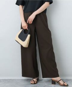 MK MICHEL KLEIN / エムケーミッシェルクラン その他パンツ | リラクシーワイドパンツ/UVカット/接触冷感/洗える