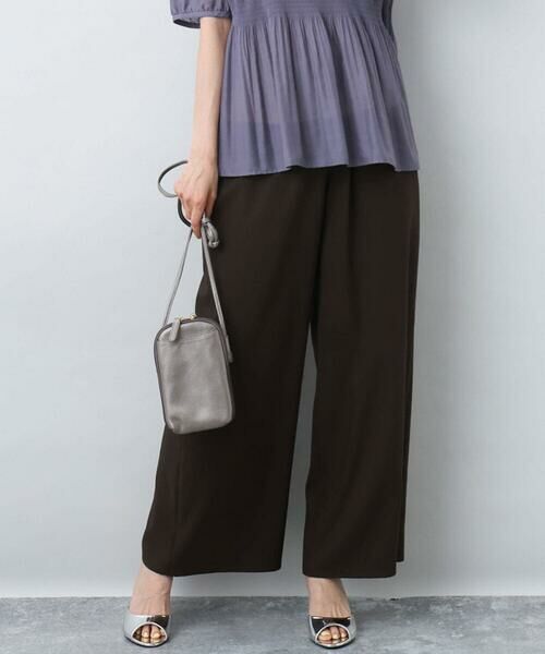 MK MICHEL KLEIN / エムケーミッシェルクラン その他パンツ | リラクシーワイドパンツ/UVカット/接触冷感/洗える | 詳細1